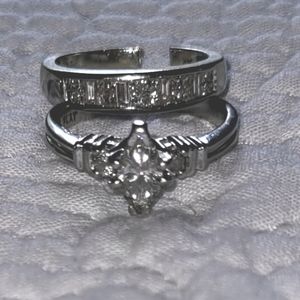 Women's wedding set, size 8.5